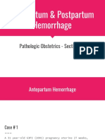 _Patho OB SGD2 - Antepartum & Postpartum Hemorrhage