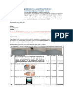 ALVARO ARIZA, Cotización Suminsitro de 100 m2 Piso MEDISTEP CONDUCTIVE. Junio 20 de 2020