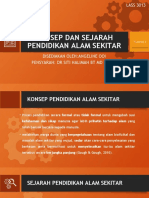 SEJARAH DAN KONSEP PENDIDIKAN ALAM SEKITAR