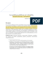 Políticas públicas en Colombia-Insuficiencias y desafíos (Arroyave S.)