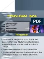 Kelompok 1 E Titrasi Asam Basa