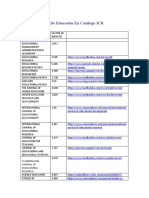 Lista De Revistas De Educación En Catálogo JCR.docx