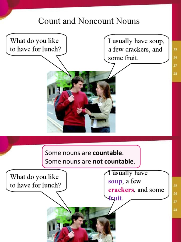 Count and Noncount Noun Examples | PDF | Noun | Grammatical Number