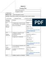 Training-Plan (Ignition System)