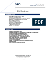 PLC Engineer: Competence Areas