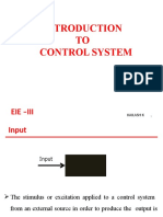 Control System Notes