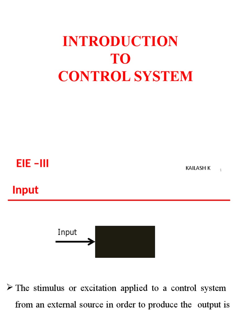 Control Systems: Types and Functions | PDF | Laplace Transform ...
