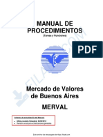 Manual Procedimientos Merval 2012 PDF