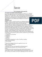 Ched Memorandum Order (Cmo) No. 14 Series of 2009 Subject: Policies and Standards For Bachelor of Science in Nursing (BSN) Program