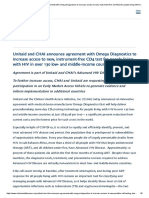 Unitaid and CHAI announce agreement with Omega Diagnostics to increase access to new, instrument-free CD4 test for people living with HIV in over 130 low- and middle-income countries - Clinton Health Access Initiative.pdf