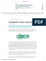 Combatting COVID-19: A 10-Point Summary On Diet, Nutrition and The Role of Micronutrients