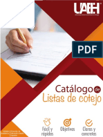 Listas de Cotejo PDF