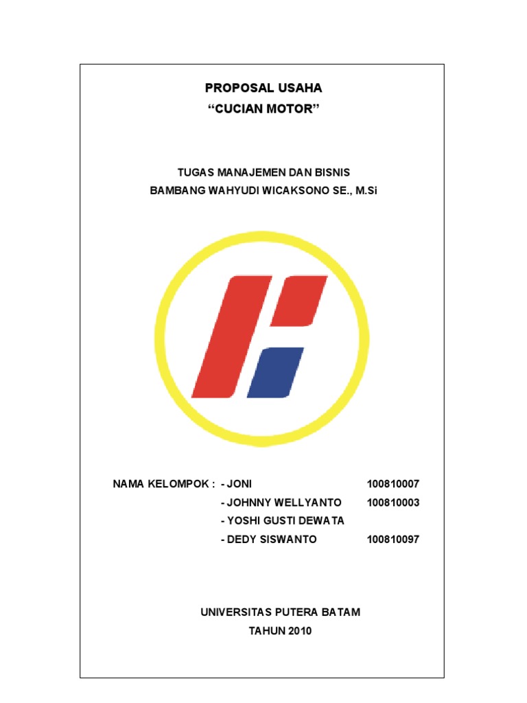 Proposal Usaha Manajemen & Bisnis