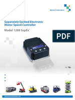 Separately Excited Electronic Motor Speed Controller: Model 1268 Sepex