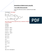 TASK 1: Implementation of Digital Circuits Using KEIL For An 8051 Microcontroller