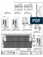 Detailed classroom floor plans and sections