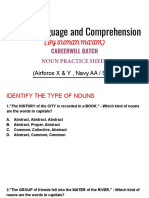 English Language and Comprehension: Careerwill Batch Noun Practice Sheet