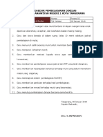 Sop Prosedur Pembelajaran Dikelas