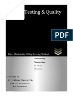 Textile Testing & Quality: Title: Martyndale Pilling Testing Method