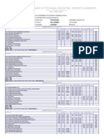 Uttarakhand Board of Technical Education Marks Sheet Summary