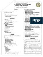 Student Notes: Clinchem1: Davao Doctors College Medical Laboratory Science Department