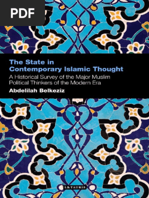 Abdelillah Belkeziz The State In Contemporary Is Bookfi Pdf Pdf Jihadism Islamism