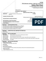 Safety Data Sheet: HI 7032 TDS Calibration Solution, 1382 MG/L at 25°C/77°F