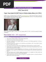 Nana Saheb NCERT Notes On Modern Indian History For UPSC PDF