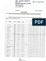 DGMs Annual Increments