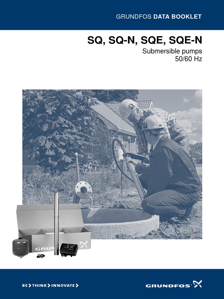 Grundfos SQ Pump Data Overview | PDF | Electric Motor | Pump