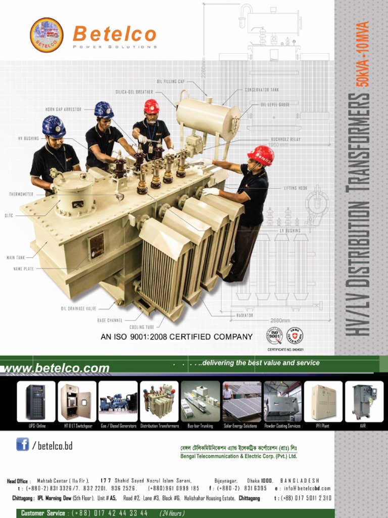 Betelco Transformers | PDF