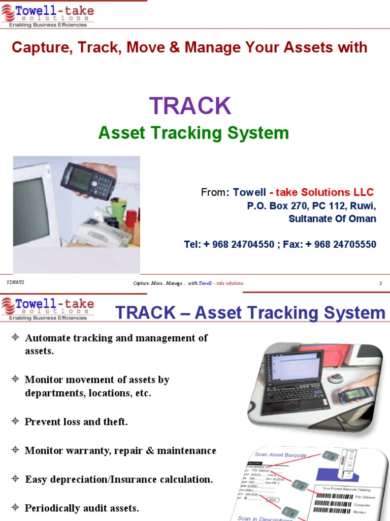 Asset Tracking System by Towell | PDF | Business | Technology & Engineering