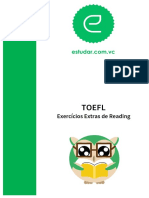 Toefl: Exercícios Extras de Reading