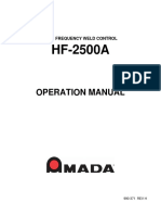 HF 2500A Rev H Opearation Manual