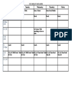 Remote Learning Schedule Template