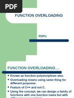 14 Function Overloading