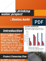 Melamchi Drinking Water Project: - Santos Karki