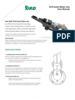 XLR Series Water Jets User Manual