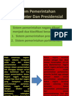 Sistem Pemerintahan Parlementer Dan Presidensial