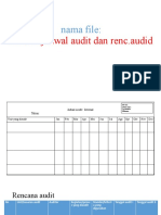 X Form Jadwal Audit Dan Renc - Audid