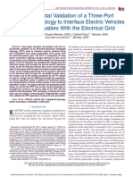 Experimental Validation of A Three-Port Integrated Topology To Interface Electric Vehicles and Renewables With The Electrical Grid