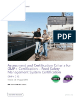 Assessment and Certification Criteria For GMP+ Certification - Feed Safety Management System Certification