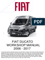 Fiat Ducato 2006 - 2017 Workshop Manual