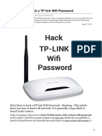 Pro How To Hack A TP Link Wifi Password
