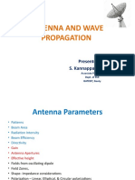 Antenna and Wave Propagation: Presented by S. Kannappan