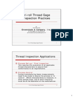 Threads-Tri-roll Thread Gage Useage Procedures 040303