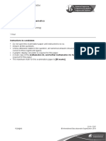 Mathematics Higher Level Paper 3 - Discrete Mathematics: Instructions To Candidates