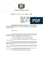 Decreto - 1414 - 19-03-2020 - Suspensão Geral