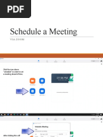 Schedule A Meeting VIA Zoom