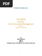 Review On The Geeta & Art of Successful Management